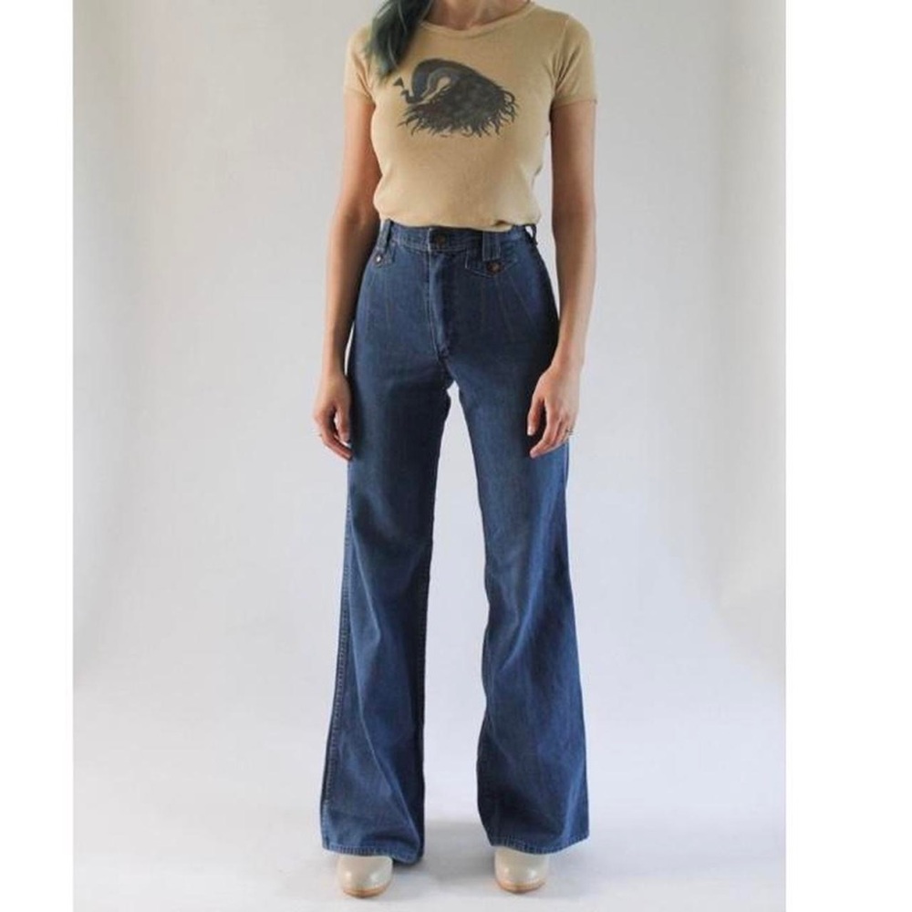 Vintage 1970’s Wrangler Bell Bottoms 22 | 70s Jeans | Bell Bottoms | Flare Jeans